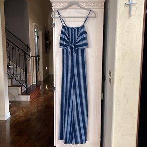 NWT Tie front jumpsuit